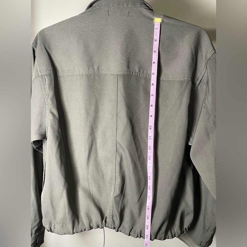 Max Studio Gray Button-Up Jacket - image 7